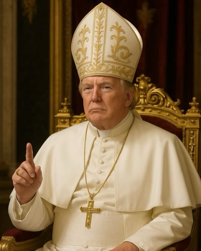 Trump’s AI Pope Image Sparks Outrage Ahead of Vatican Conclave
