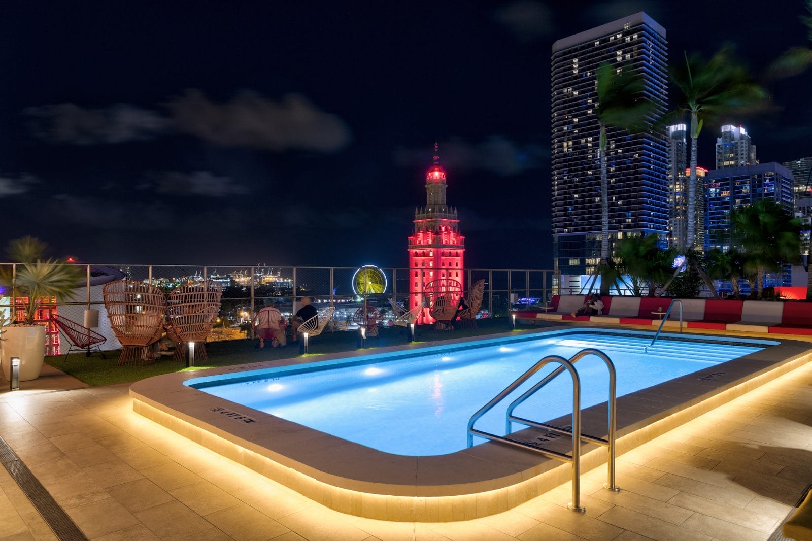 Night Swim, Top Rooftop Bars in Miami