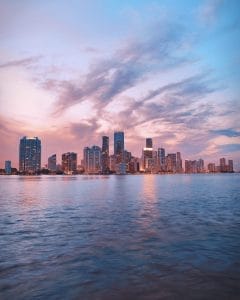 iconic views of the Miami skyline